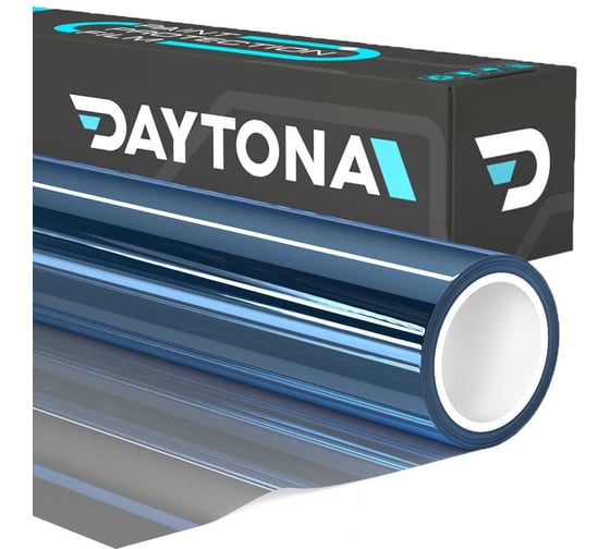 Изображение товара Набор синей солнцезащитной пленки 15% на окна (600 х 75см) Daytona Зеркальная самоклеющаяся тонировка на четырехстворчатое окно с функцией светоотражения и защиты от тепла NM11098