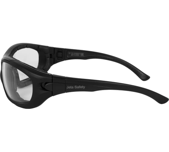 Изображение товара Очки защитные закрытые Jeta Safety Halo, прозрачные линзы, покрытие против запотевания и царапин JSG-0391