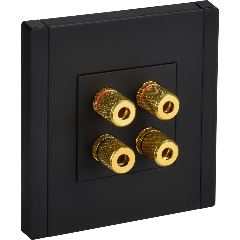 Изображение товара Аудиорозетка 4-местная IEK FORTE&PIANO FP139M черный