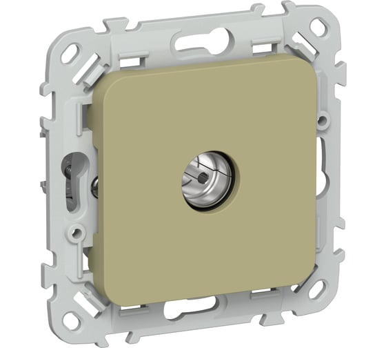 Изображение товара Розетка TV IEK FLITE экранированная оконечная тип M РТВм-1-1-1-ФлО оливковый FI-A13-O-K26