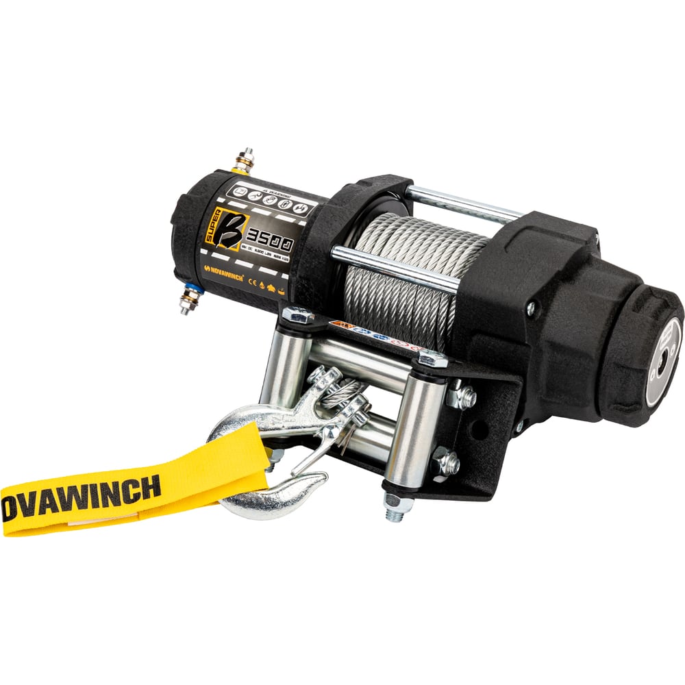 Изображение товара лебедка электрическая для квадроцикла Novawinch Super B 3500 12В W2361