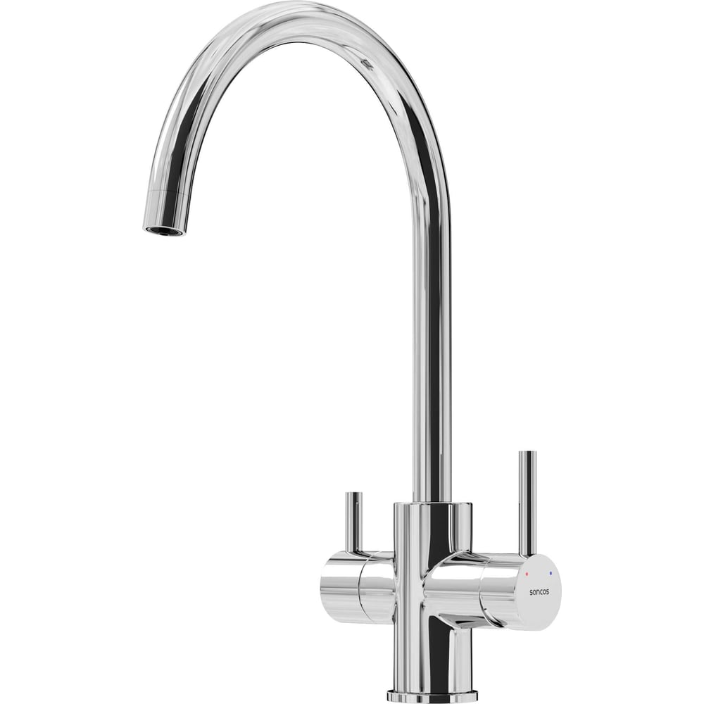 Изображение товара Смеситель для кухни Sancos Taper с подключением фильтра хром 220 мм
