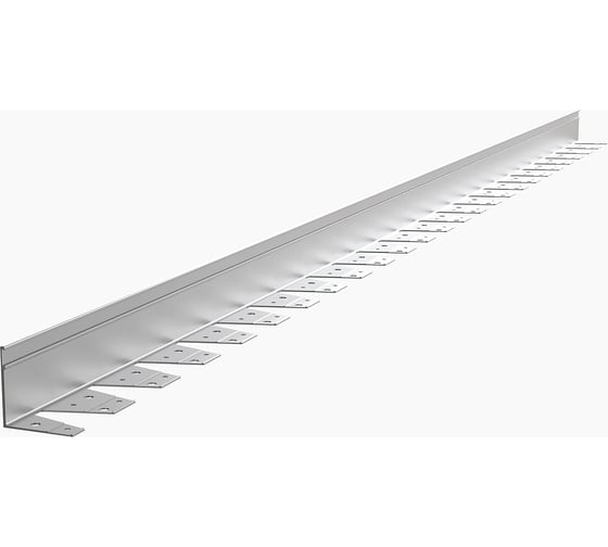 Изображение товара Бордюр алюминиевый ГеоПластБорд 40 мм, длина 2500 мм АЛ2500.40к