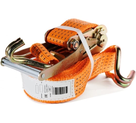 Изображение товара Стяжной ремень GPR 0,8/1,6 тн L = 8м крюк-крюк, ширина ленты 25мм 4631179075696