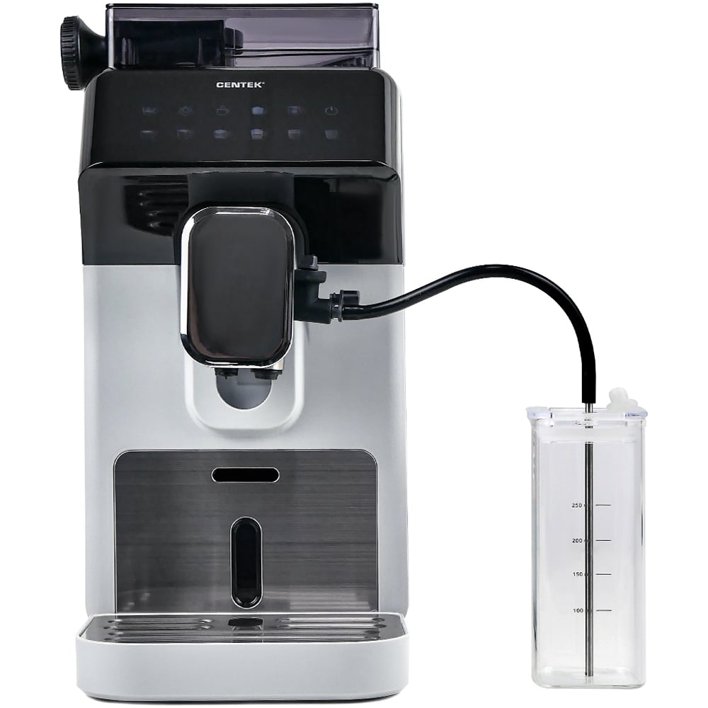 Изображение товара Кофемашина Centek CT-1191 10 в 1, 15 Бар, 1450 Вт, 2 л / 0,25 л / 150 г, роторная DTEC-система, автоматический помол жерновами CT-1191