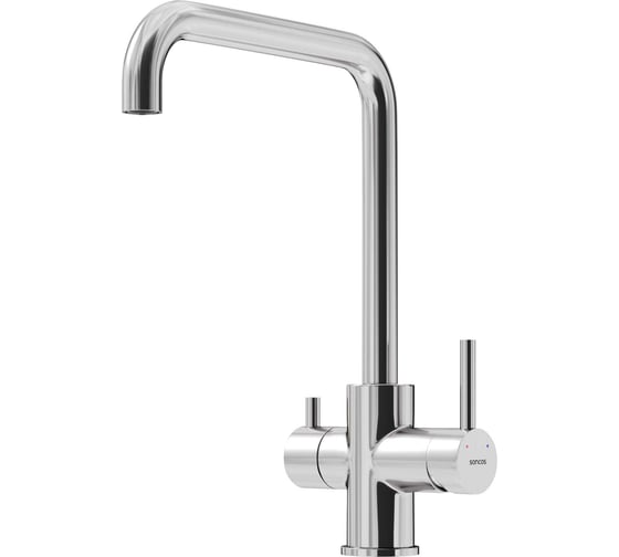 Изображение товара Смеситель для кухни Sancos Vela с возможностью подключения фильтра для воды, цвет брашированный никель, арт. SC4013BN