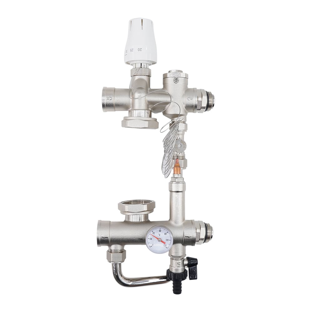 Изображение товара Насосно-смесительный узел с термоголовкой ROMMER RDG-0120-008100