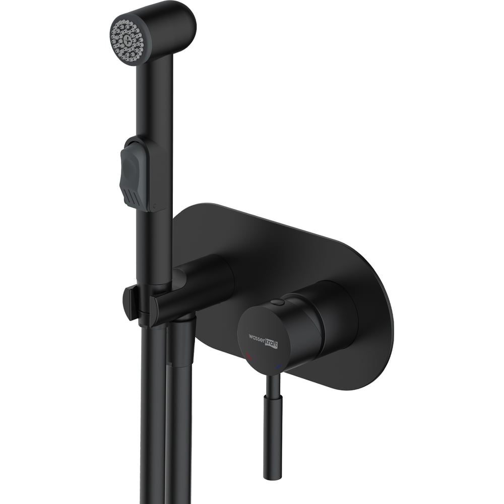 Изображение товара Встраиваемый смеситель для душа WasserKRAFT Gollach 3338 с гигиенической лейкой и Soft-touch покрыт