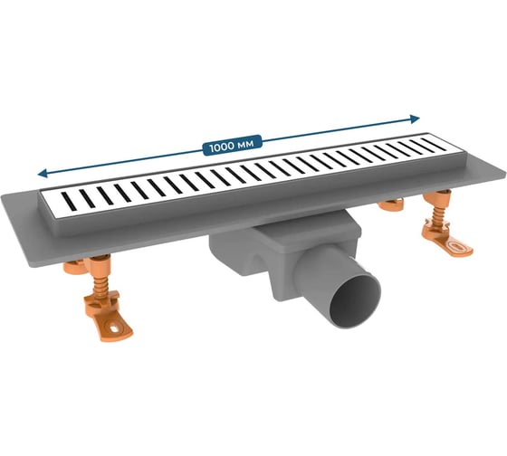 Изображение товара Душевой канал 1000мм, полоска вертикальная Nova 56100.005