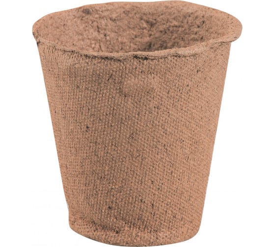 Изображение товара Горшочек для рассады Без бренда 80х80 мм, торфяной, 10 шт 64336