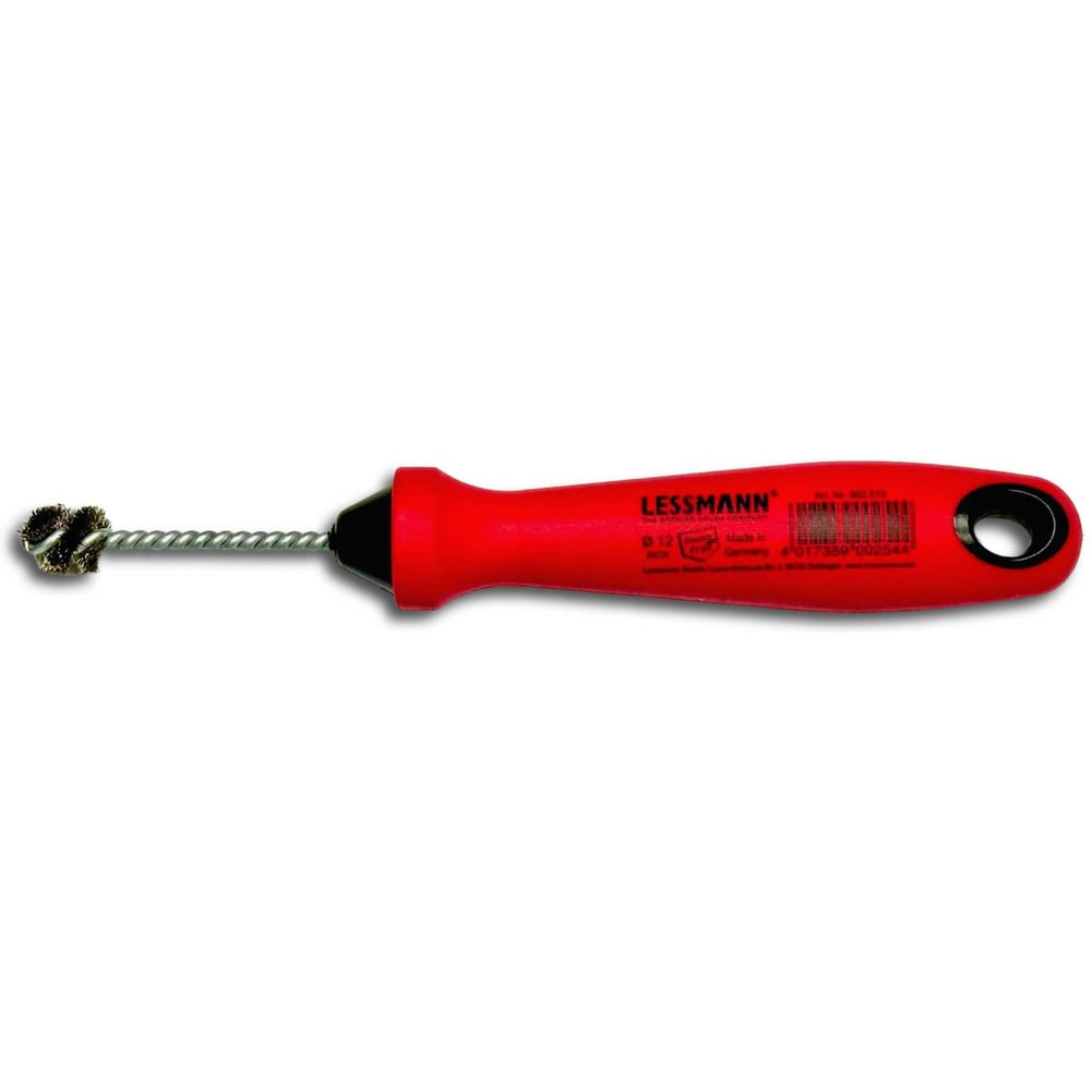 Изображение товара Фитинговая щётка Lessmann Д12х185 мм из нержавеющей стали для чистки труб и фитингов