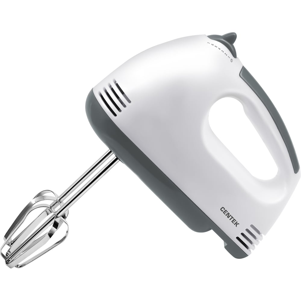 Изображение товара Миксер Centek CT-1111 белый серый 200Вт 7 скоростей взбивание замешивание