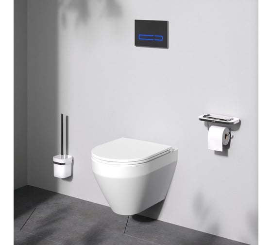 Изображение товара Подвесной унитаз AM.PM Spirit V2.0 Aquaspin с сиденьем микролифт C701900SC