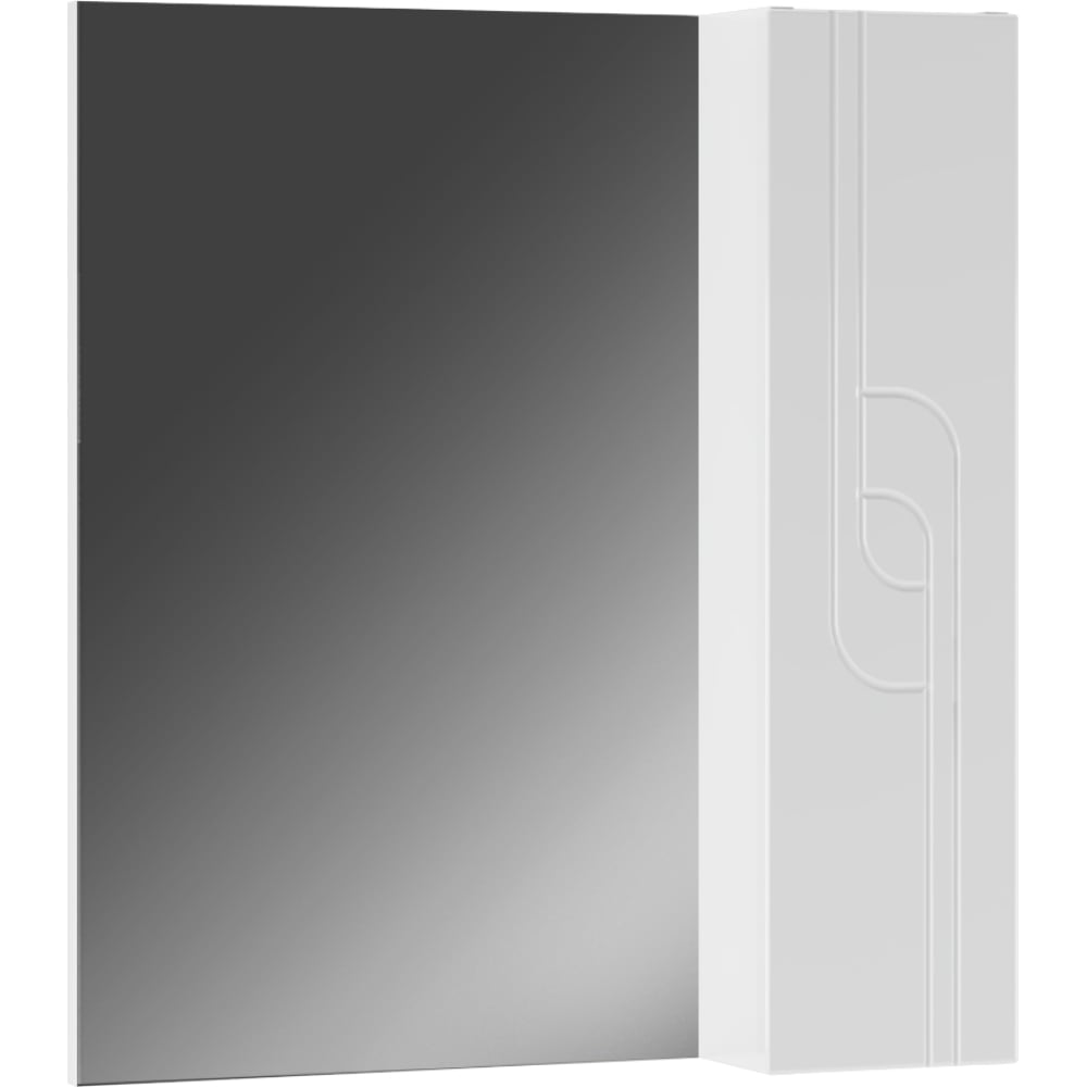 Изображение товара Шкаф-зеркало Айсберг Лилия 60 с одной дверью и полкой, современный дизайн