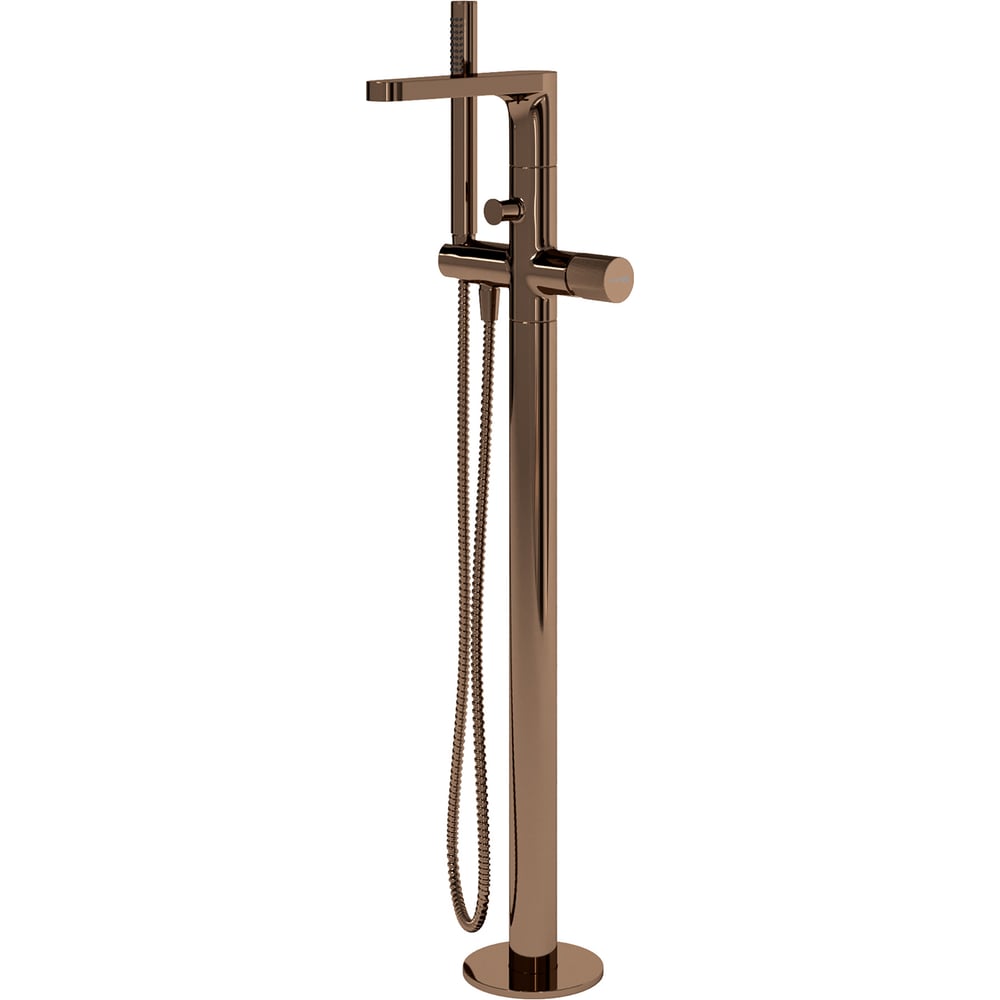 Изображение товара Напольный смеситель для ванны WasserKRAFT Paar 8821 с лейкой розовое золото