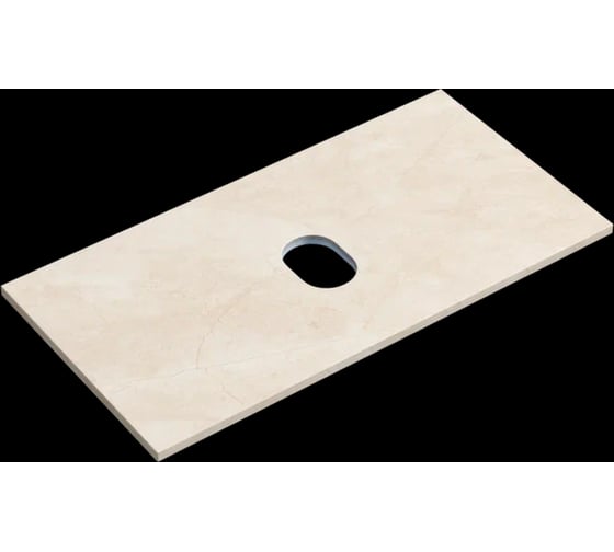 Изображение товара Столешница для ванной комнаты Sancos, 900×460 мм, цвет black sky TT90A1X