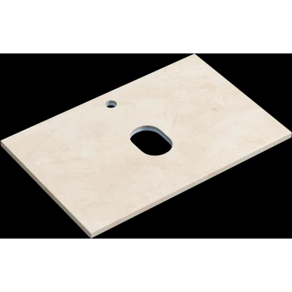 Изображение товара Столешница для ванной Sancos 700×460 мм бежевый матовый