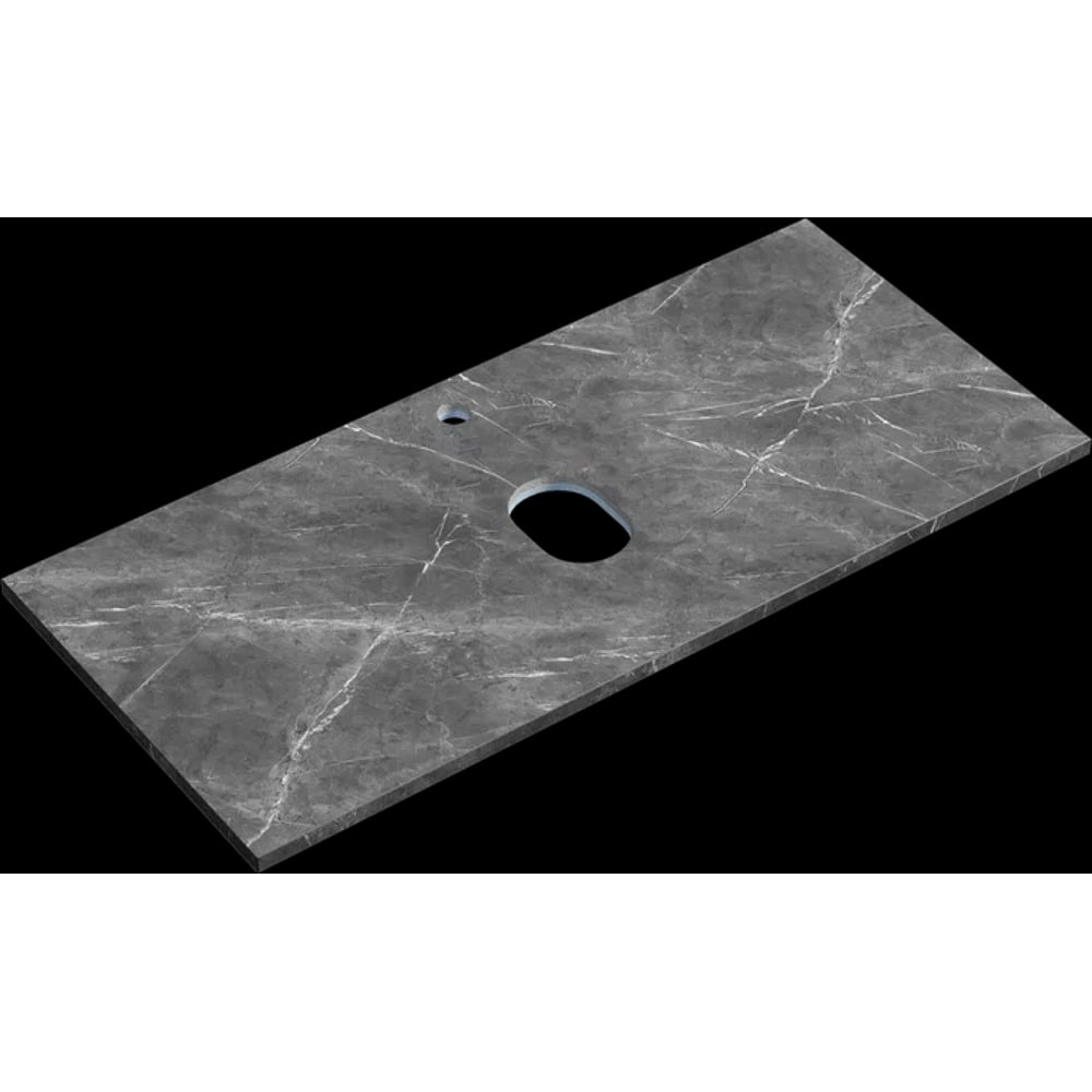 Изображение товара Столешница для ванной комнаты Sancos, 1200×460 мм, цвет black sky TT120A1X