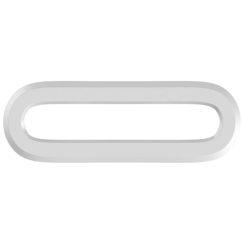 Изображение товара Обрамление перелива для раковины Sancos CN010MW белый матовый пластик