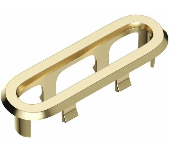 Изображение товара Обрамление перелива для раковины Sancos, цвет брашированное золото CN010BG