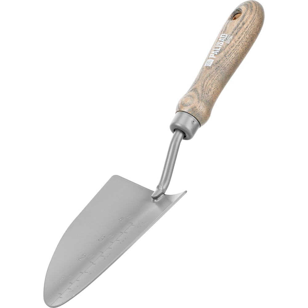 Изображение товара Совок посадочный PALISAD широкий 85х330мм стальной с рукояткой из ясеня