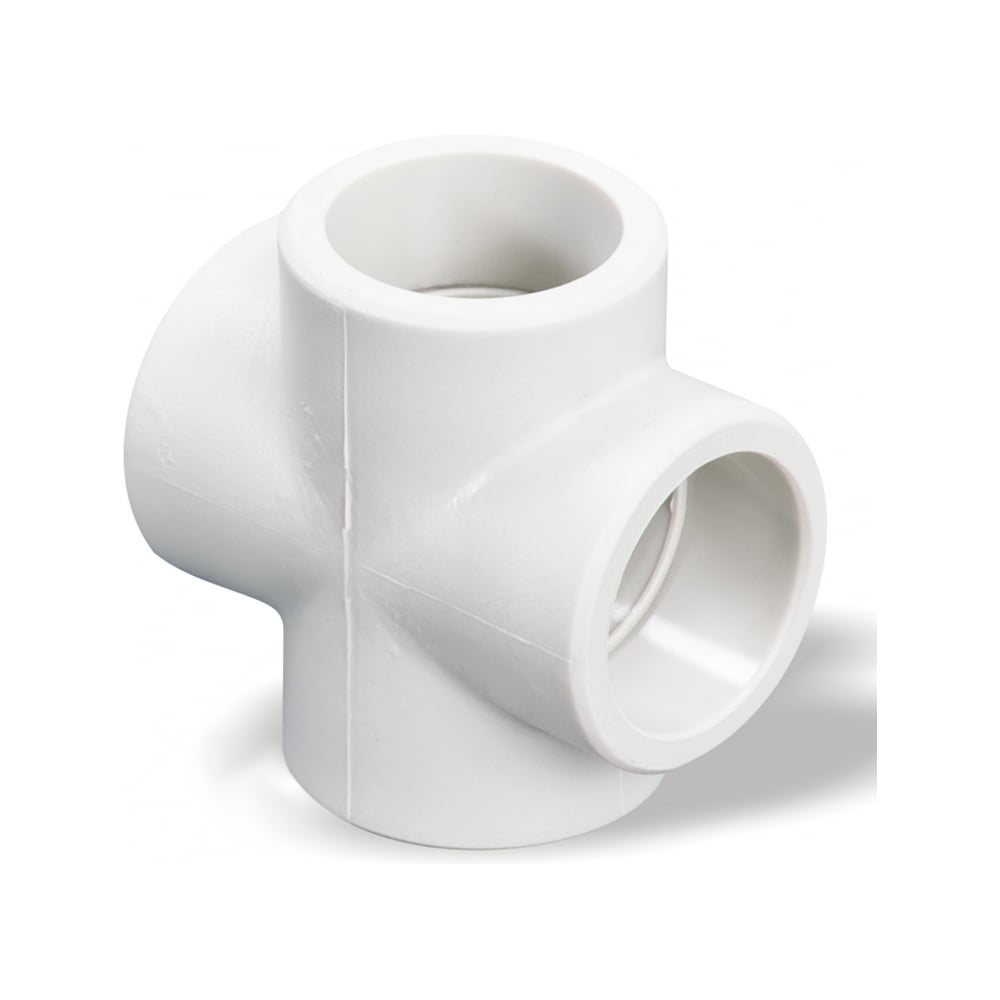 Изображение товара Крестовина полипропиленовая Imperial 32 мм белая для систем водоснабжения и отопления