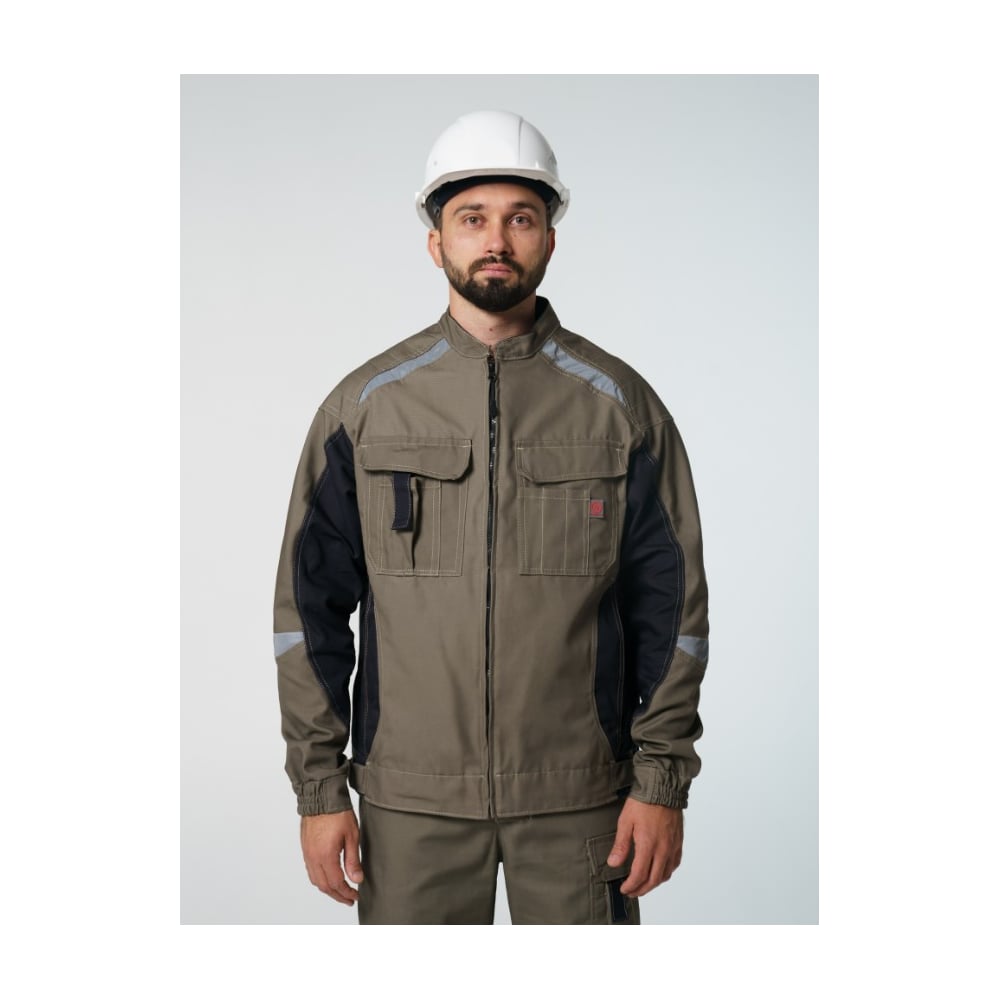 Изображение товара Мужская рабочая куртка Эпицентр №116 хаки черная водоотталкивающая с карманами