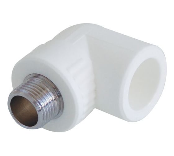 Изображение товара Уголок полипропиленовый Imperial белый, ф32-1/2 нар PPR 40-284