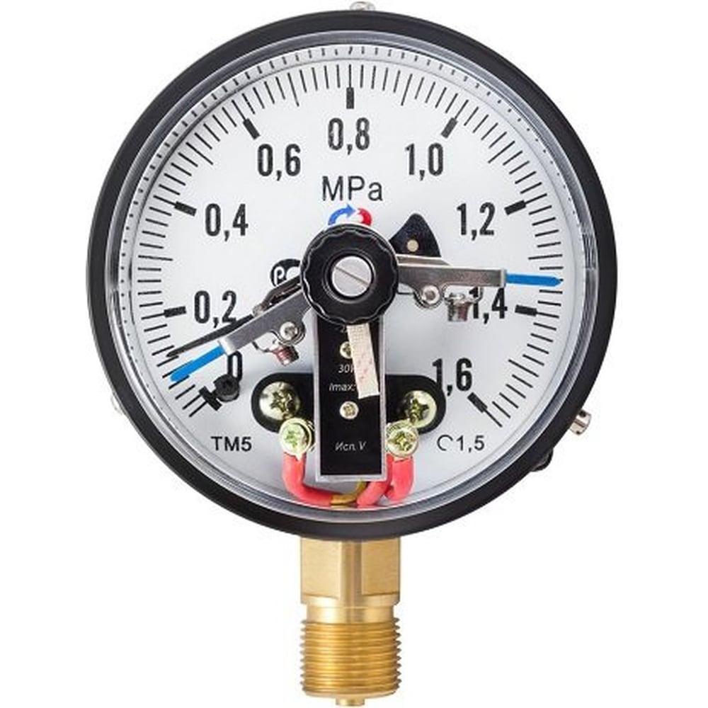 Изображение товара Манометр Росма ТМ-510Р.05 радиальный 0-25МПа IP54 М20х1.5 профессиональный
