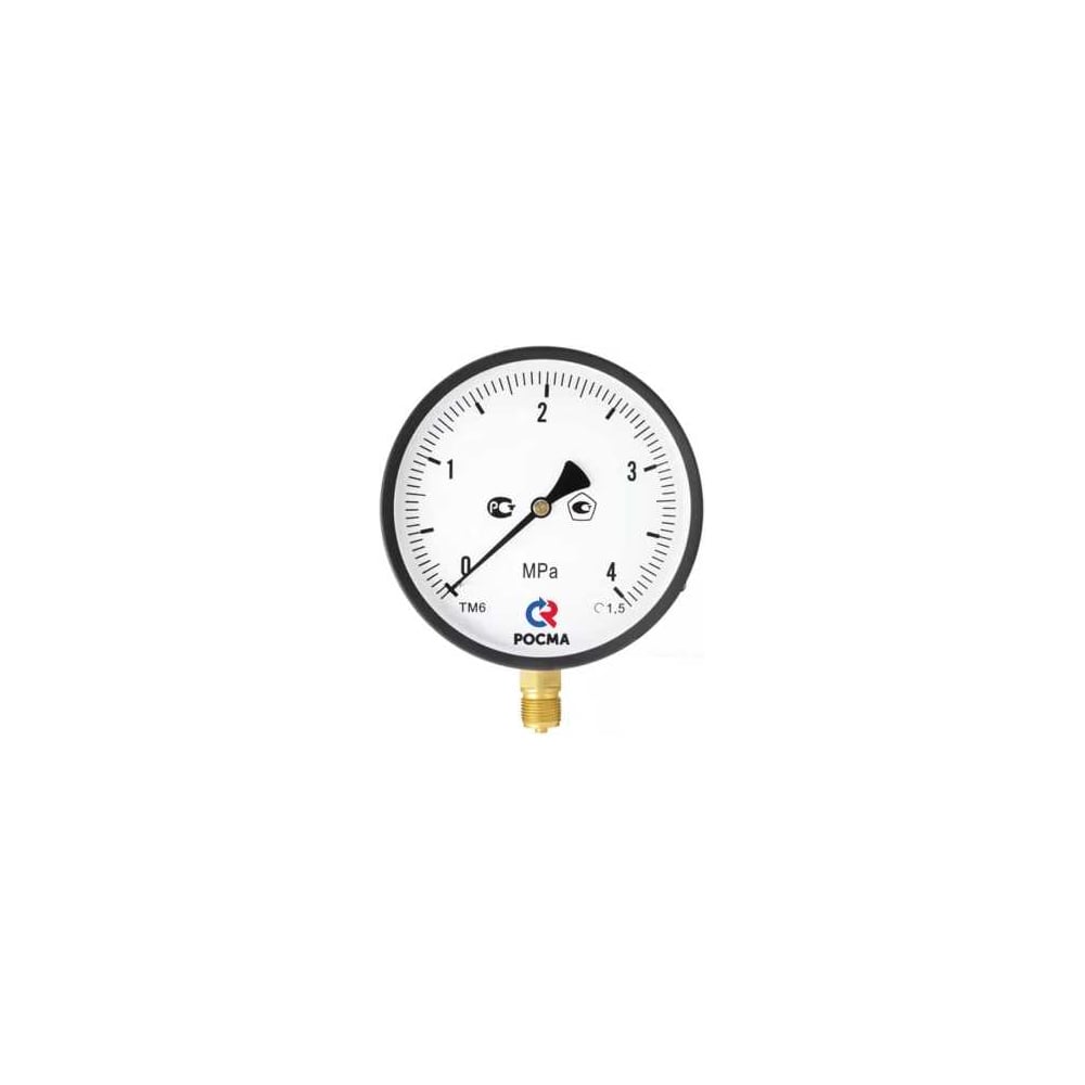 Изображение товара Манометр Росма ТМ-610Р.00 радиальный для измерения давления 0-60 кгс/см2