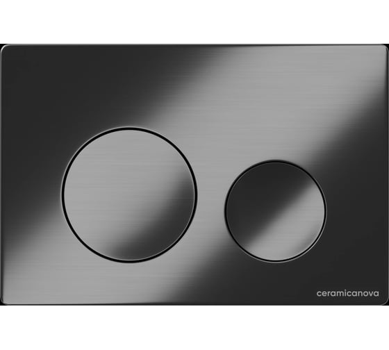 Изображение товара Кнопка смыва Ceramicanova Balance, клавиши Circle, цвет вороненая сталь CN12-001GG