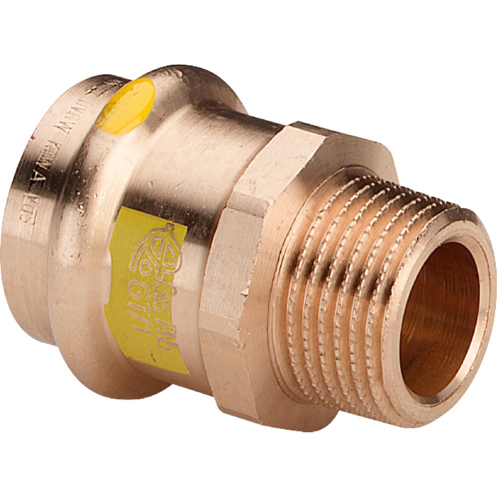 Изображение товара Медный пресс муфта Viega ф42-1 1/4нар. газ/вода мод.2611