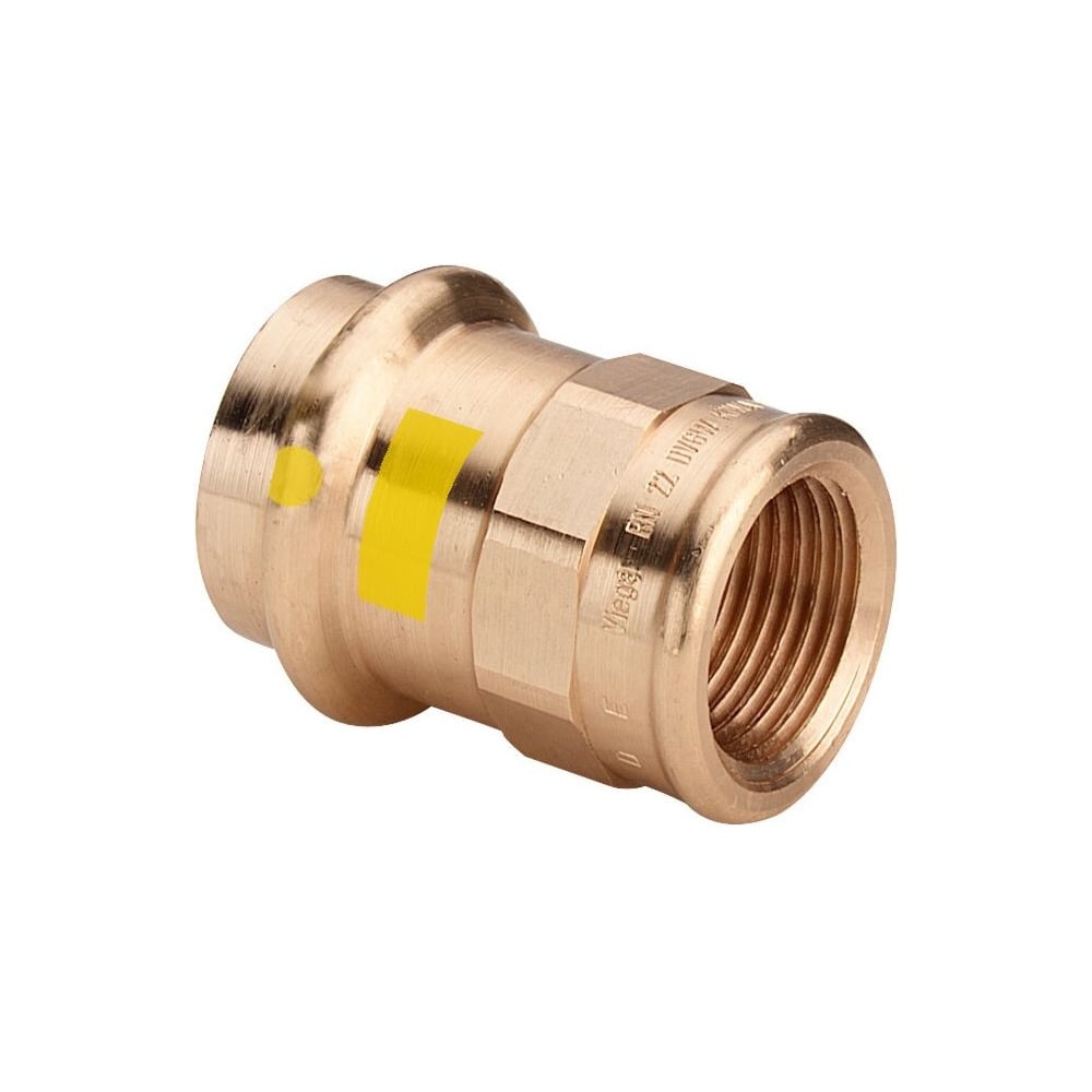 Изображение товара Медный пресс муфта Viega ф54-1 1/2внут. газ/вода мод.2612 571986