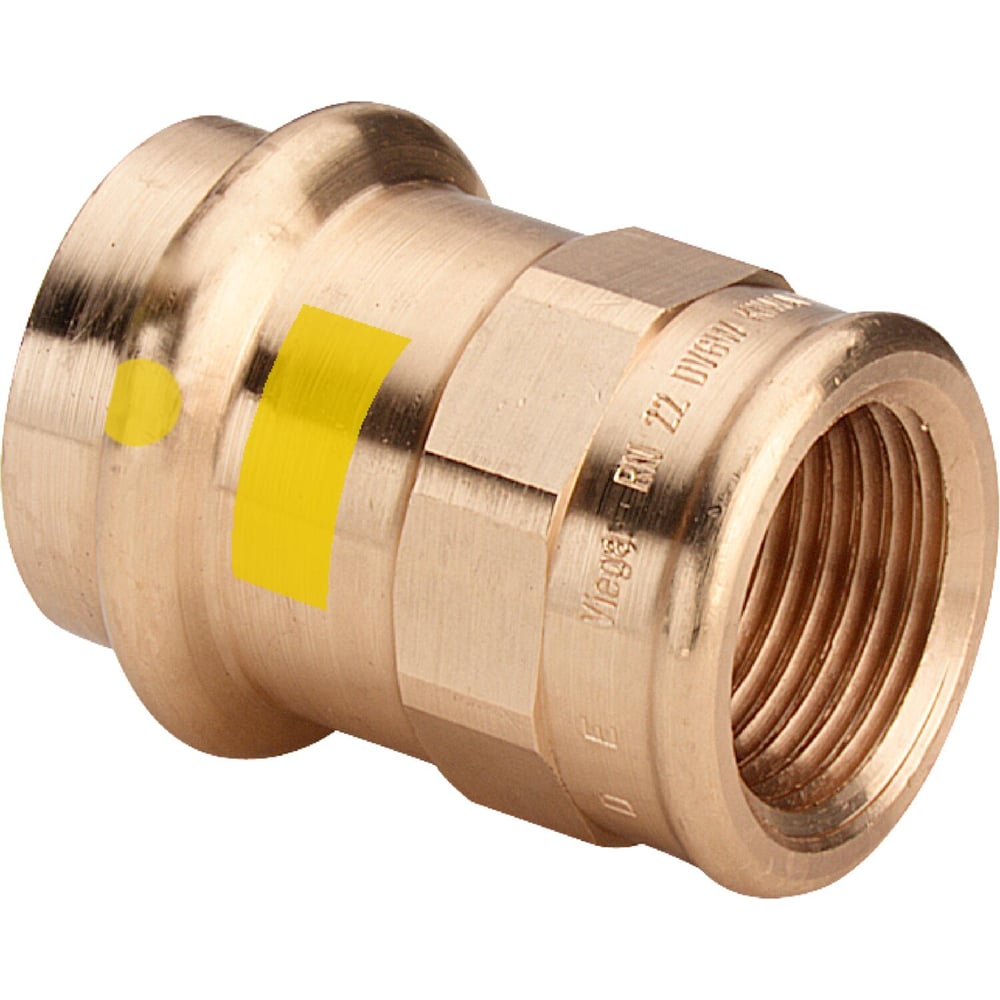 Изображение товара Медный пресс муфта Viega ф54-2 внут. газ/вода модель 346461
