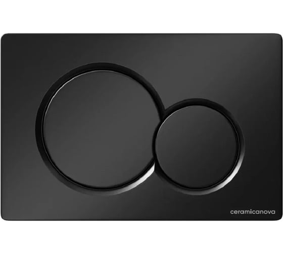 Изображение товара Кнопка смыва Ceramicanova Balance, клавиши Sphere, цвет черный матовый CN12-003MB
