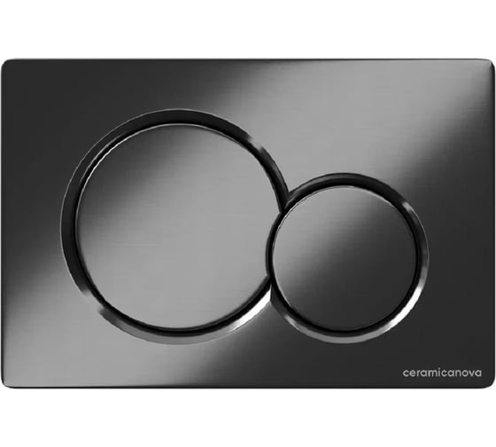 Изображение товара Кнопка смыва Ceramicanova Balance, клавиши Sphere, цвет вороненая сталь CN12-003GG