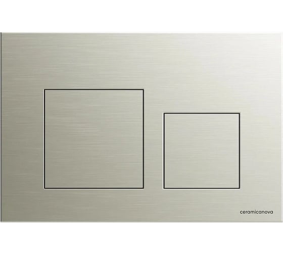 Изображение товара Кнопка смыва Ceramicanova Balance, клавиши Square, цвет брашированный никель CN12-002BN