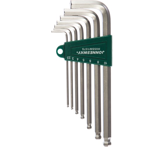 Изображение товара Комплект угловых шестиграников LONG Jonnesway H05SM107S