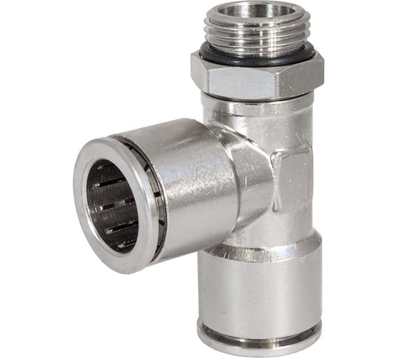 Изображение товара Фитинг цанга тройник, поворотный Cn-Tccr-3/8M-14 для полиуретана и пластиковых трубок PI TOOLS Арт. 9730