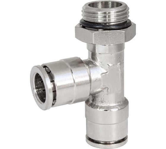 Изображение товара Фитинг цанга тройник, поворотный Cn-Tccr-3/8M-10 для полиуретана и пластиковых трубок PI TOOLS Арт. 9716