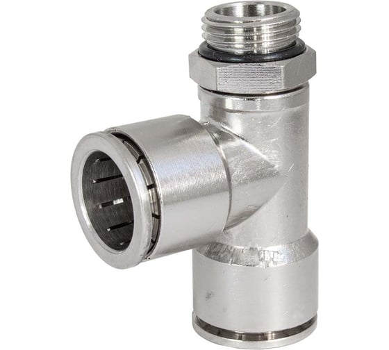 Изображение товара Фитинг цанга тройник поворотный PI TOOLS Т Ц-Ц-Р 3/8 наруж - 16мм 9747