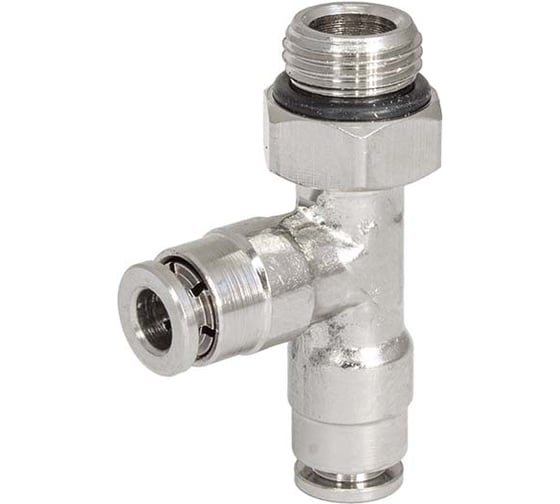 Изображение товара Фитинг цанга тройник, поворотный Cn-Tccr-1/8M-4 для полиуретана и пластиковых трубок PI TOOLS Арт. 9600