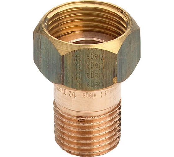 Изображение товара Муфта с накидной гайкой Viega бронза 1вн.(плоск)-3/4нар. 320249