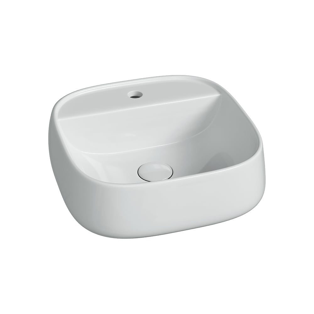 Изображение товара Раковина подвесная Ceramicanova Fonte с отверстием под смеситель 420х420х145 мм