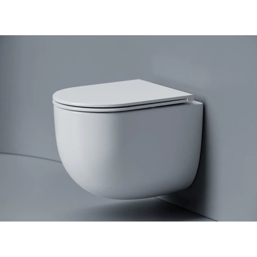 Изображение товара Унитаз подвесной Ceramicanova Voga торнадо 3.0, сиденье микролифт, белый CN4012T