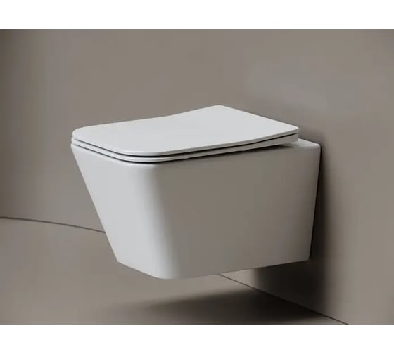 Изображение товара Унитаз подвесной Ceramicanova Miro торнадо 3.0, сиденье микролифт, белый CN11003T