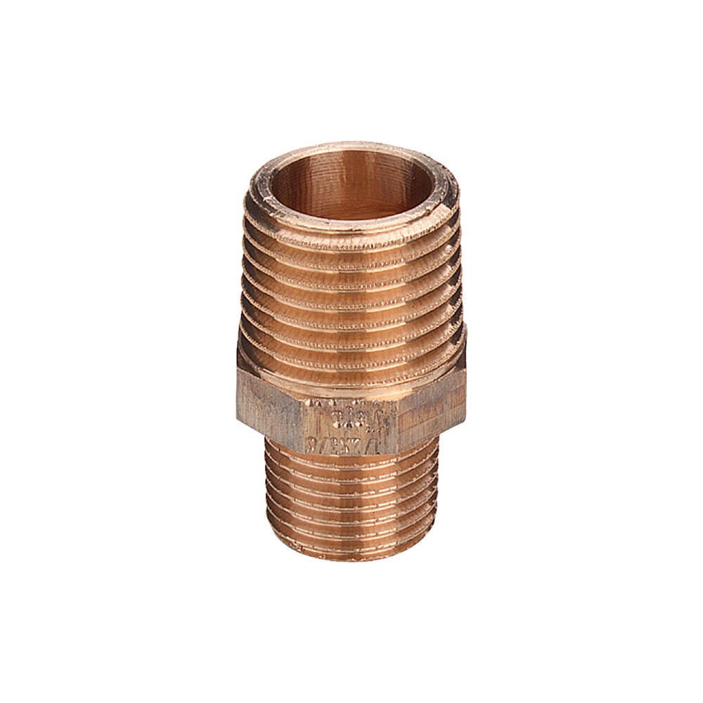 Изображение товара Переходной ниппель Viega бронза 3/4-3/8 для соединения труб