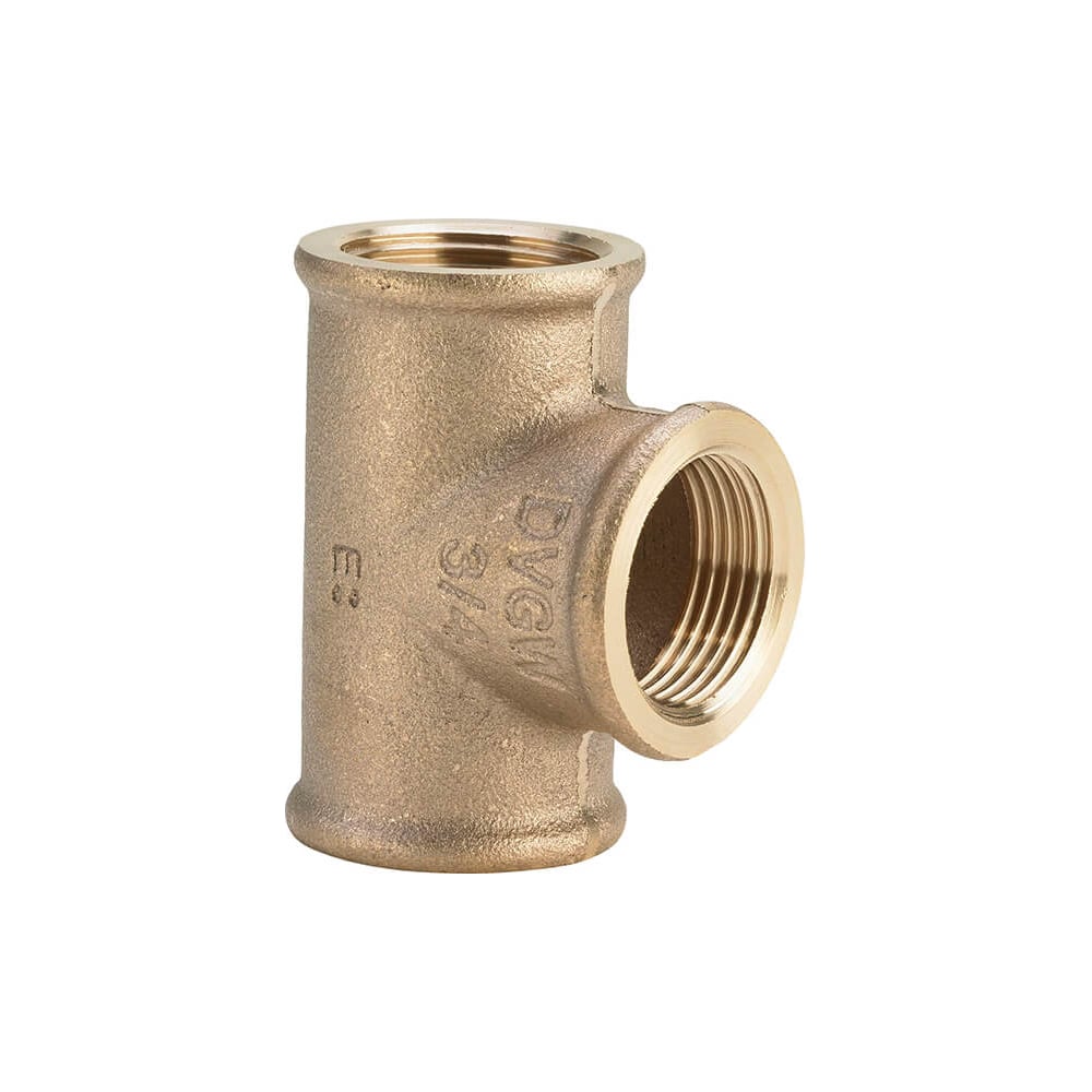 Изображение товара Тройник бронзовый Viega 1/4 г/г/г для труб с внутренней резьбой
