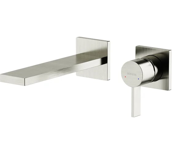 Изображение товара Смеситель для раковины Sancos Linn с внутренней частью, брашированный никель, PVD покрытие SC9021BN