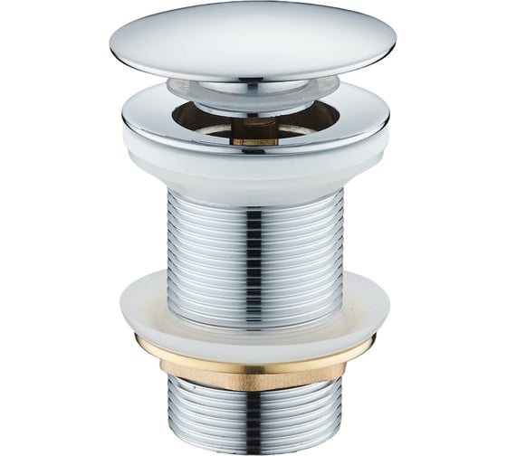 Изображение товара Клапан донный для раковины без перелива Agger, хром AX00400